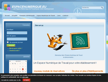 Tablet Screenshot of espacenumerique.eu