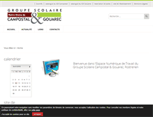 Tablet Screenshot of campostal-rostrenen.espacenumerique.eu